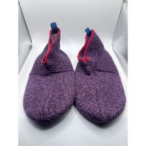 Bombas Gripper Slippers House Shoes Socks Size W 9-11.5 M 7-9.5 Purple Comfy